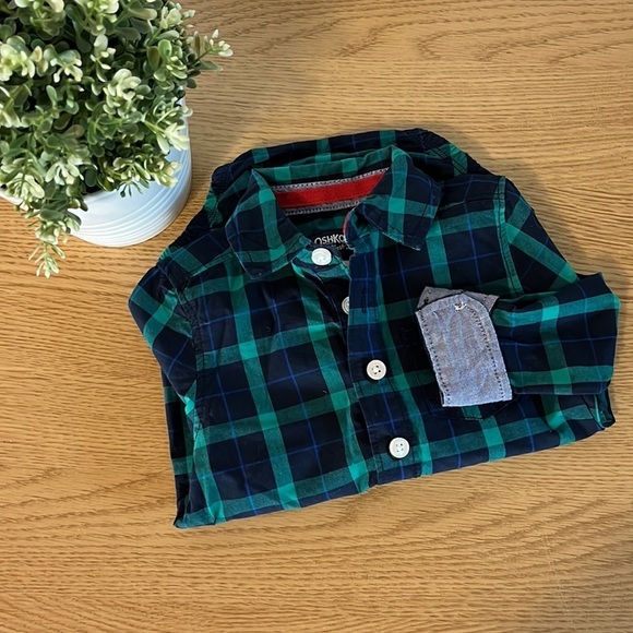 OshKosh Plaid Button Down - Picture 2 of 2